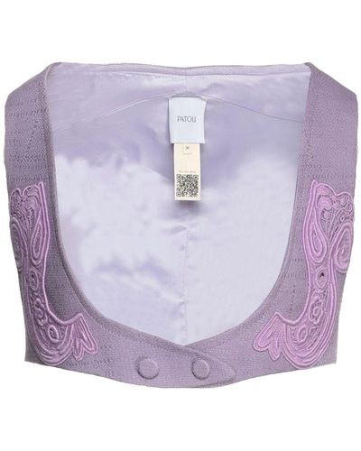 Patou Gilet de costume - Violet