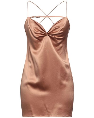 Isabelle Blanche Mini Dress - Brown