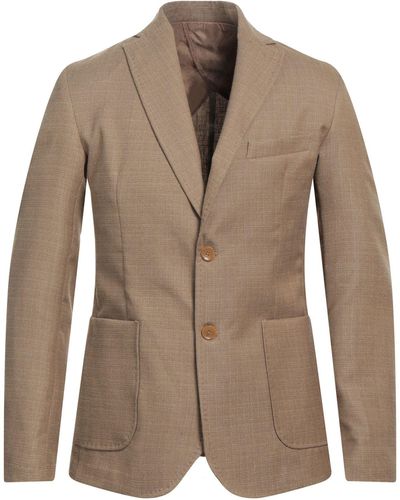 Squad² Suit Jacket - Brown