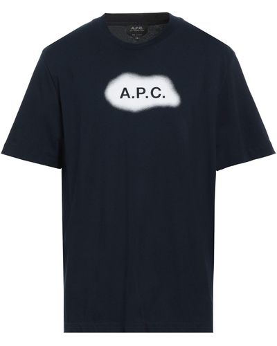 A.P.C. T-shirts - Blau