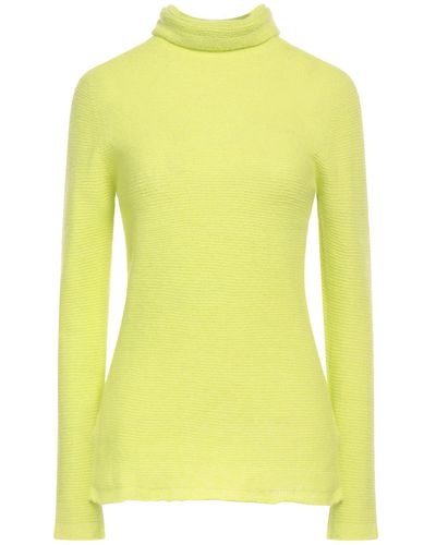 Diana Gallesi Acid Turtleneck Wool, Silk, Cashmere - Yellow
