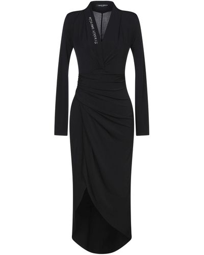 Frankie Morello Midi Dress - Black