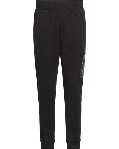 EA7 Pants Cotton, Polyester - Black