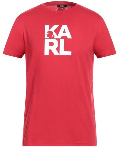 Karl Lagerfeld T-shirts - Rot