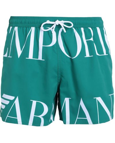 Emporio Armani Swim Trunks - Green