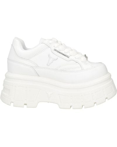 Buy Cream Sneakers for Women by BIG FOX Online | Ajio.com