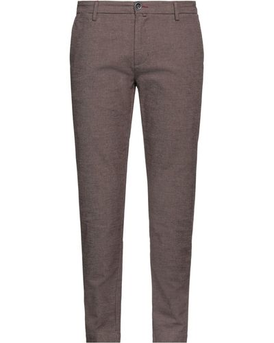 Sseinse Dark Trousers Cotton, Polyester, Viscose, Elastane - Grey