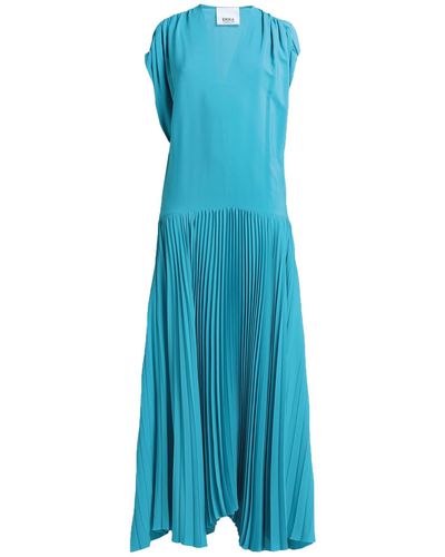 Erika Cavallini Semi Couture Robe longue - Bleu
