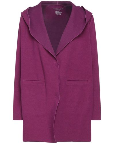 Majestic Filatures Overcoat & Trench Coat - Purple
