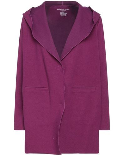 Majestic Filatures Overcoat & Trench Coat - Purple