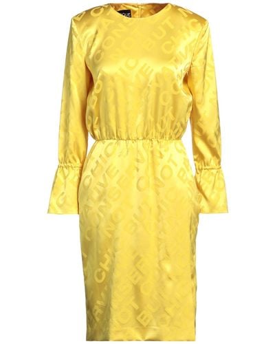 Boutique Moschino Mini Dress Viscose, Polyester, Elastane - Yellow