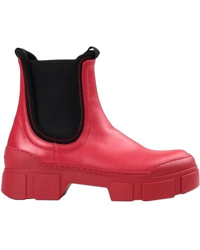 Vic Matié Ankle Boots - Red
