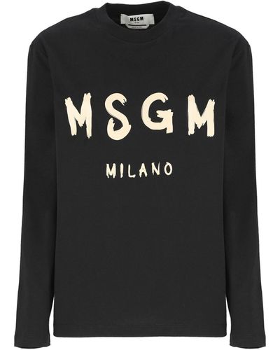 MSGM T-shirts - Schwarz