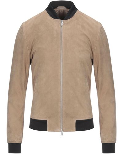 Brian Dales Sand Jacket Soft Leather - Natural