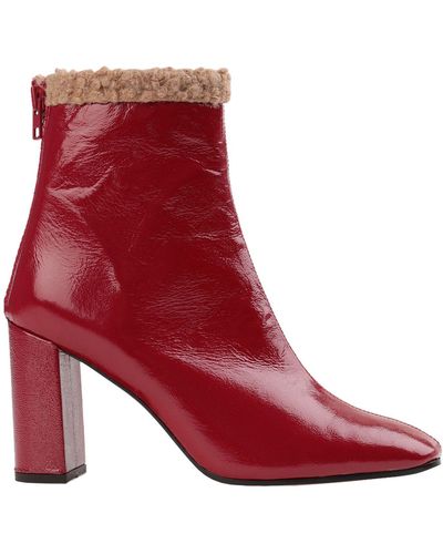 A.Bocca Ankle Boots - Red