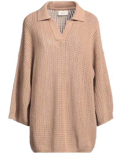 ViCOLO Camel Sweater Viscose, Polyamide, Wool, Cashmere - Natural