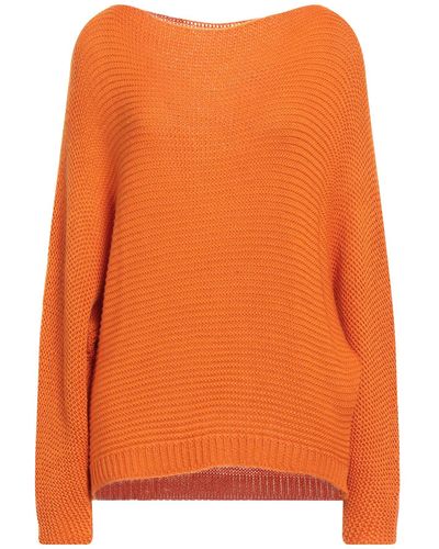 Boutique De La Femme Pullover - Orange