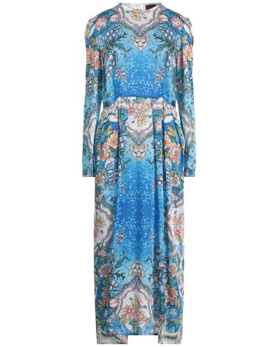 Io Couture Azure Maxi Dress Polyester - Blue
