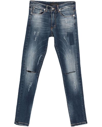 Frankie Morello Pantaloni Jeans - Blu