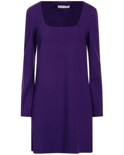 Harris Wharf London Mini Dress - Purple