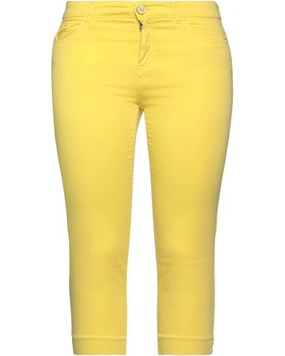 ELISA CAVALETTI by DANIELA DALLAVALLE Cropped Trousers - Yellow