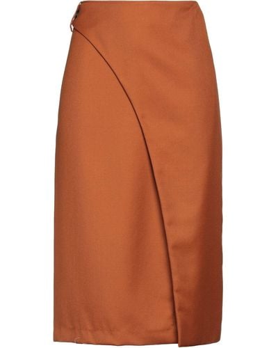 BCBGMAXAZRIA Midi Skirt - Orange