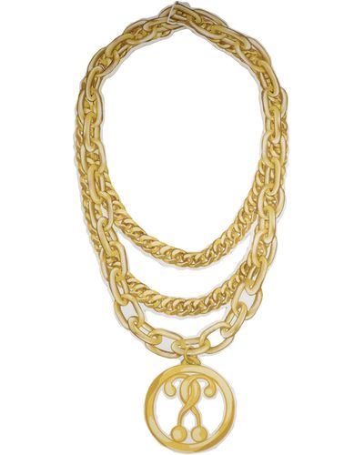 Moschino Necklace - Metallic