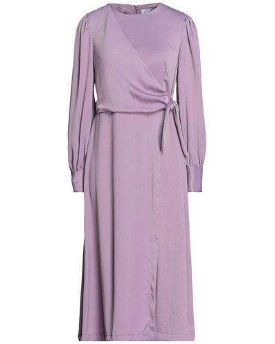 Closet Midi Dress - Purple