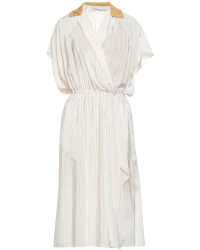 Agnona Midi Dress - White