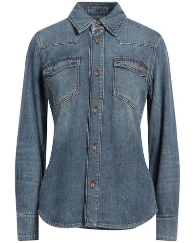 Chloé Camicia Jeans - Blu