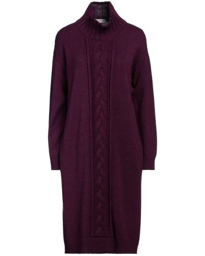 Le Tricot Perugia Mini Dress - Purple