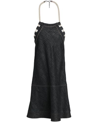 Brunello Cucinelli Minivestido - Negro