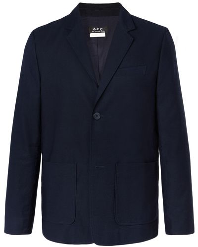A.P.C. Suit Jacket - Blue