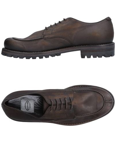 Roberto Botticelli Dark Lace-Up Shoes Soft Leather - Brown