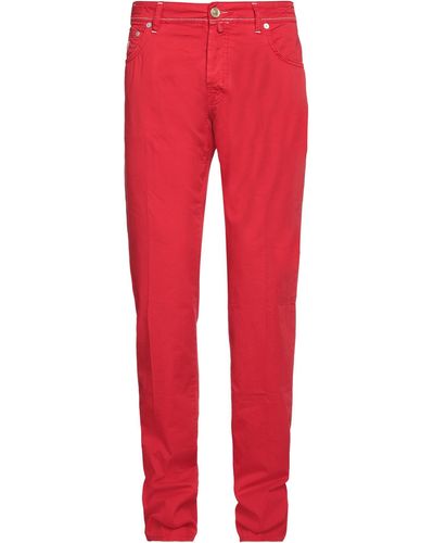 Jacob Coh?n Trousers Cotton - Red