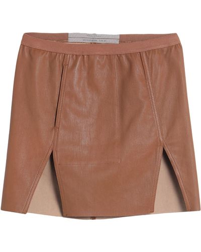 Rick Owens Mini Skirt - Brown