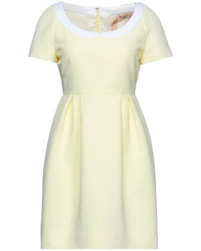 N°21 Short Dress - Yellow