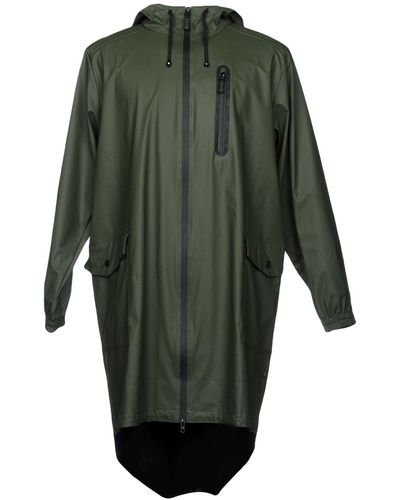 Rains Overcoat & Trench Coat - Green
