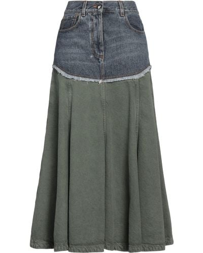 Chloé Denim Skirt Cotton, Hemp - Grey