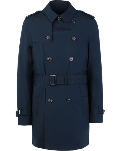 Save The Duck Overcoat - Blue