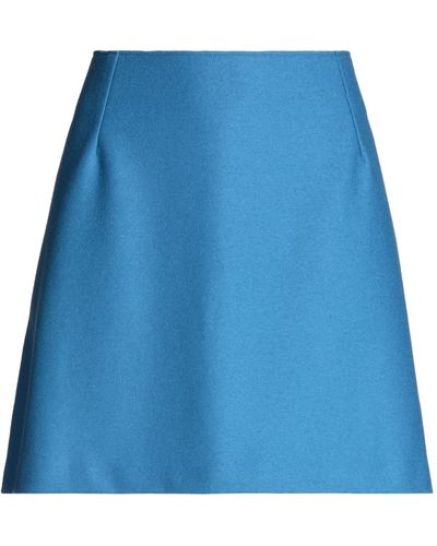 Harris Wharf London Mini Skirt - Blue