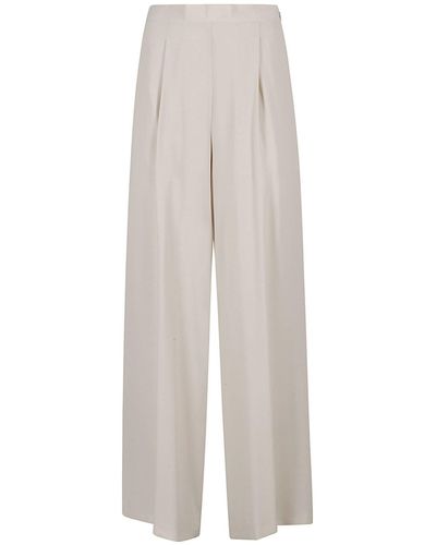 Erika Cavallini Semi Couture Pantalon - Blanc