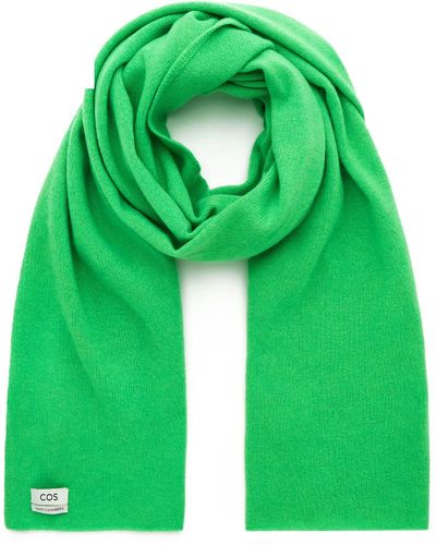 COS Pure Cashmere Scarf - Green