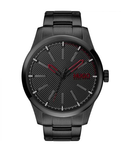 HUGO Armbanduhr - Schwarz