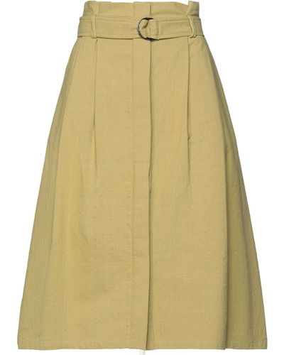 Ottod'Ame Midi Skirt - Yellow