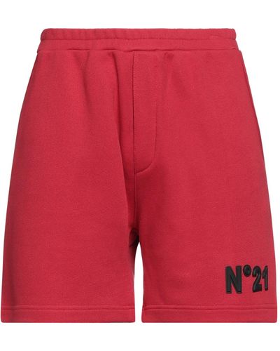 N°21 Shorts & Bermuda Shorts Cotton - Red