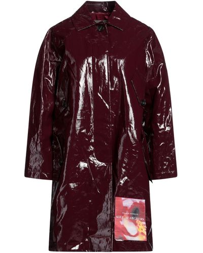 Frankie Morello Overcoat & Trench Coat - Red