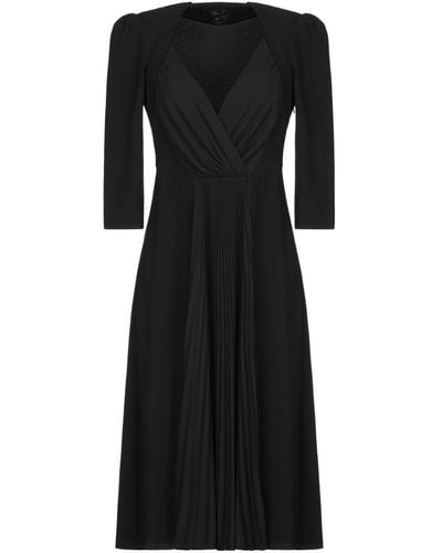 Elisabetta Franchi Midi Dress - Black