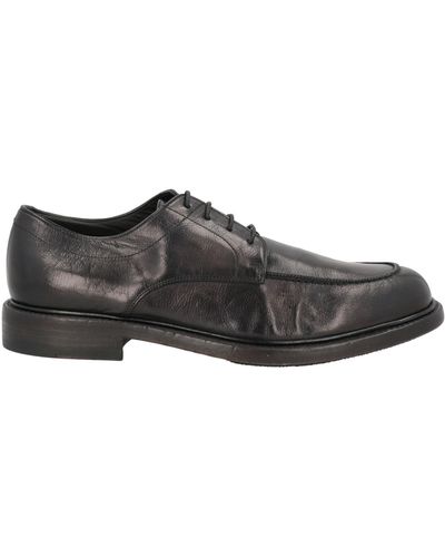 Pantanetti Lace-Up Shoes Leather - Gray