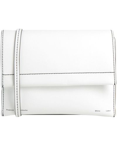 Proenza Schouler Cross-Body Bag Soft Leather - White